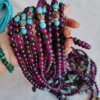 Malas, malas tibétains, japa mala, sadhana nepal, méditation, yoga, lithothérapie, Mala Rubis zoisite, spiritualité