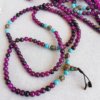 Malas, malas tibétains, japa mala, sadhana nepal, méditation, yoga, lithothérapie, Mala Rubis zoisite, spiritualité
