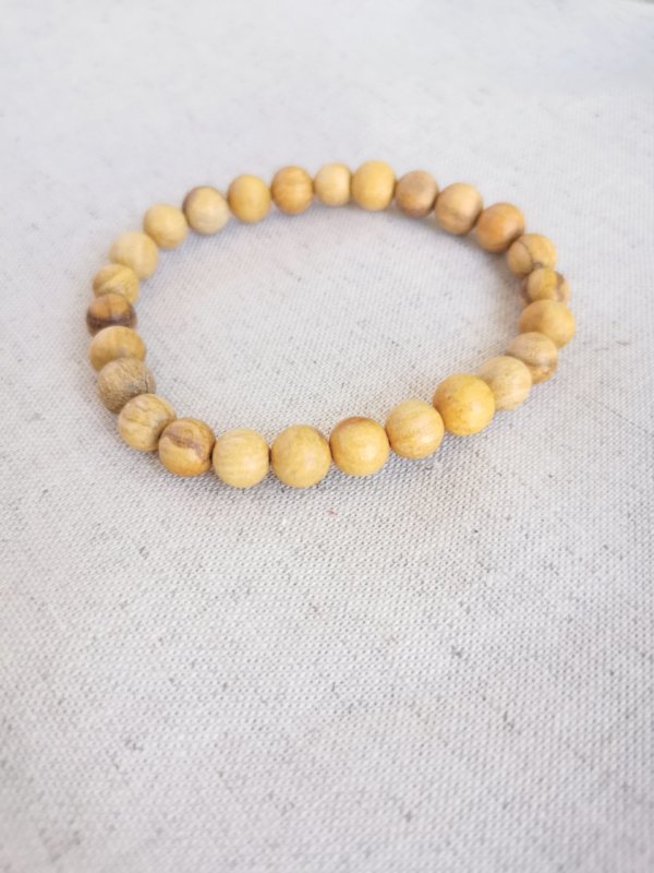 Bracelet de Palo Santo, bracelet, palo santo, méditation, yoga, Sadhana Nepal, spiritualité, yoga
