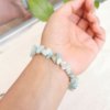 Bracelet Amazonite, Bracelet chips, amazonite, pierre, cristaux, Yoga, méditation spiritualité, Sadhana Nepal