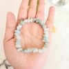 Bracelet Amazonite, Bracelet chips, amazonite, pierre, cristaux, Yoga, méditation spiritualité, Sadhana Nepal