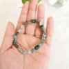 Bracelet chrysocolle, bracelet pierre, bracelet pierre chips, cristal de roche, yoga, méditation, spiritualité, Sadhana Nepal