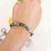 Bracelet chrysocolle, bracelet pierre, bracelet pierre chips, cristal de roche, yoga, méditation, spiritualité, Sadhana Nepal