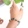 Bracelet fluorite, bracelet pierre, bracelet pierre chips, cristal de roche, yoga, méditation, spiritualité, Sadhana Nepal