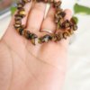 Bracelet œil de tigre, bracelet pierre, bracelet pierre chips, cristal de roche, yoga, méditation, spiritualité, Sadhana Nepal