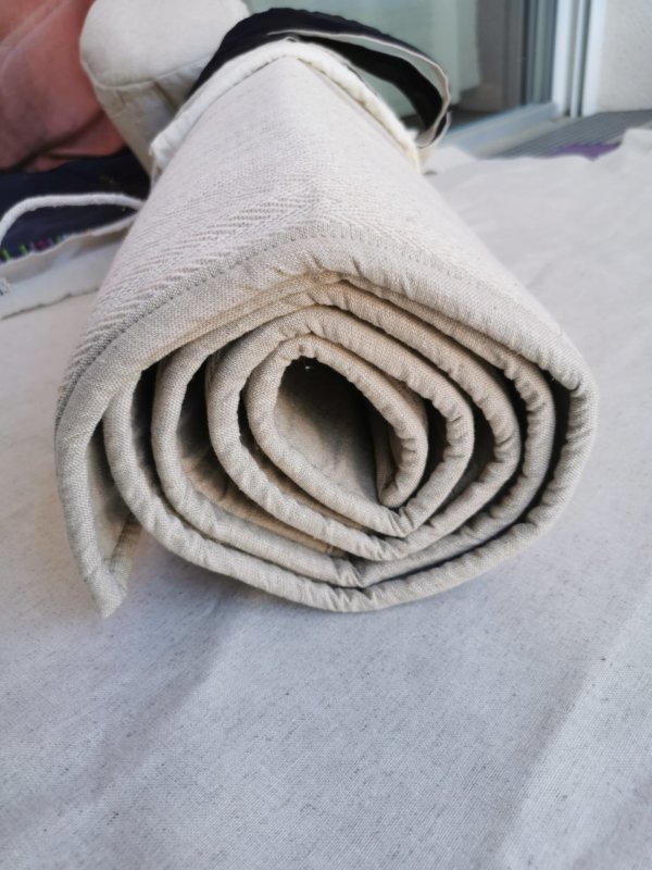 Tapis de yoga, tapis de yoga en chanvre et coton, yoga mat, yoga, méditation, tapis de yoga , méditation, Spiritualité, sadhana nepal