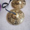 Tingsha Ashtamangala , Tingsha ,Méditation, spiritualité, yoga, cymbales tibétans, tingshas tibétanes, sadhana nepal, guérison, tingshas 3 métaux