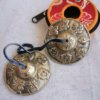 Tingsha Ashtamangala , Tingsha ,Méditation, spiritualité, yoga, cymbales tibétans, tingshas tibétanes, sadhana nepal, guérison, tingshas 3 métaux